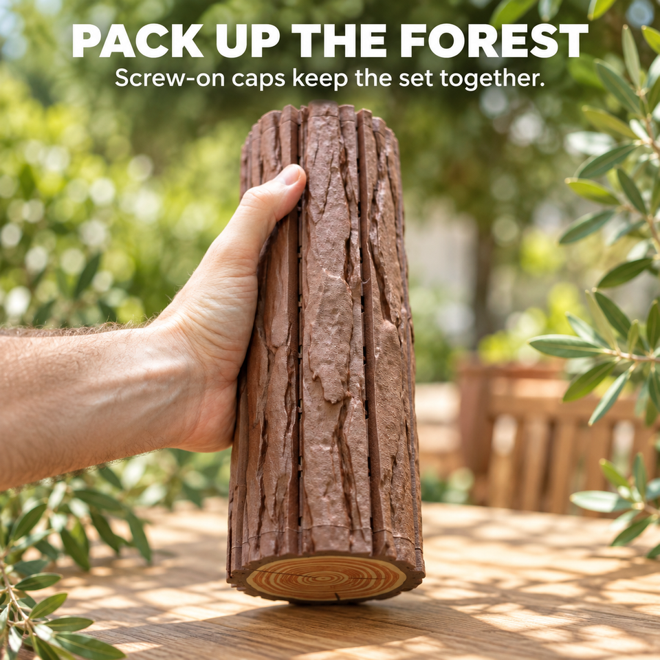 Forest Chess Set — Lifestyle or play view