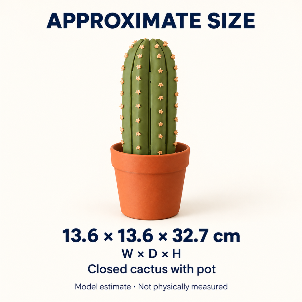 Cactichess — Approximate dimensions