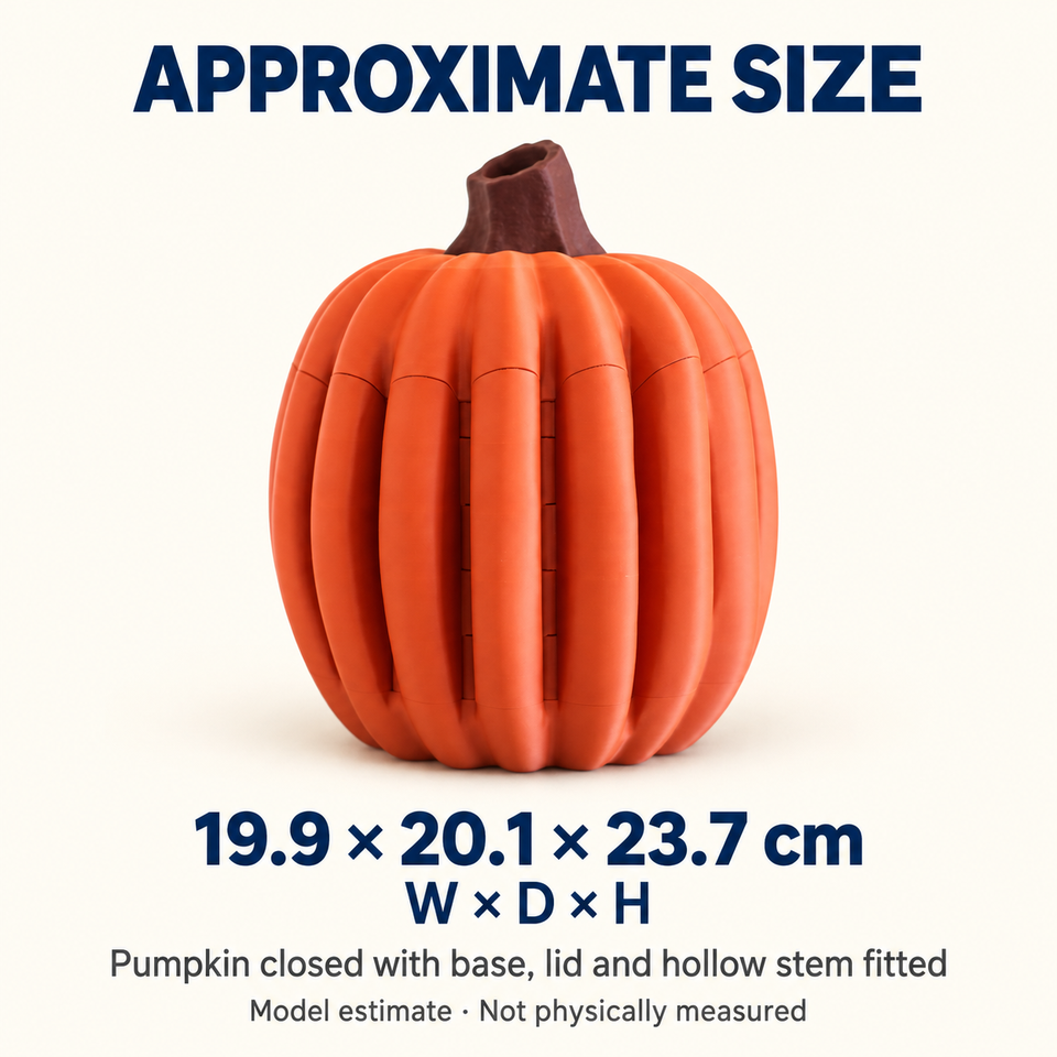 Gourd Games — Approximate dimensions