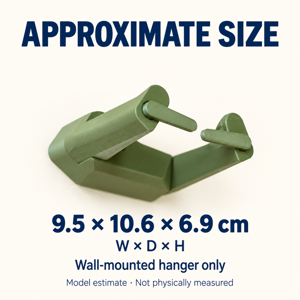 Guitar Holder — Approximate dimensions