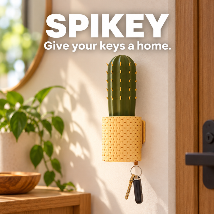 SpiKey Cactus Key Holder