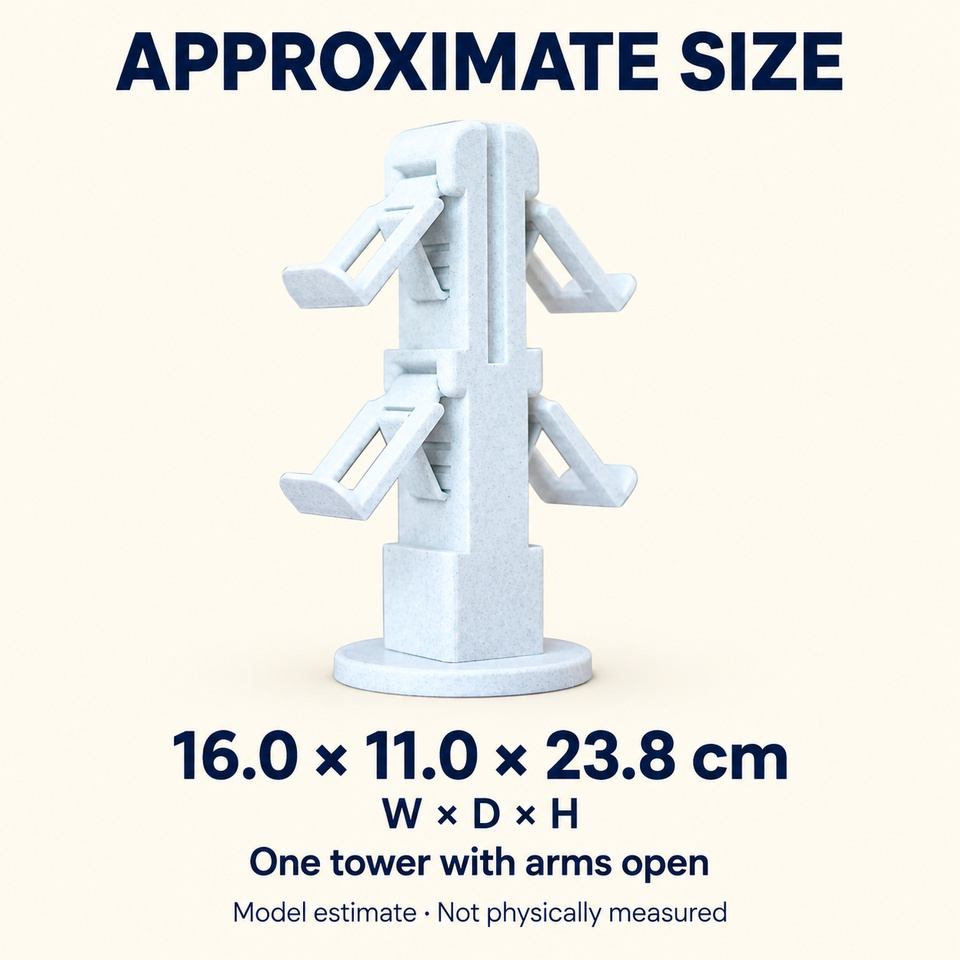 Gaming Tower Gen 1 — Approximate dimensions