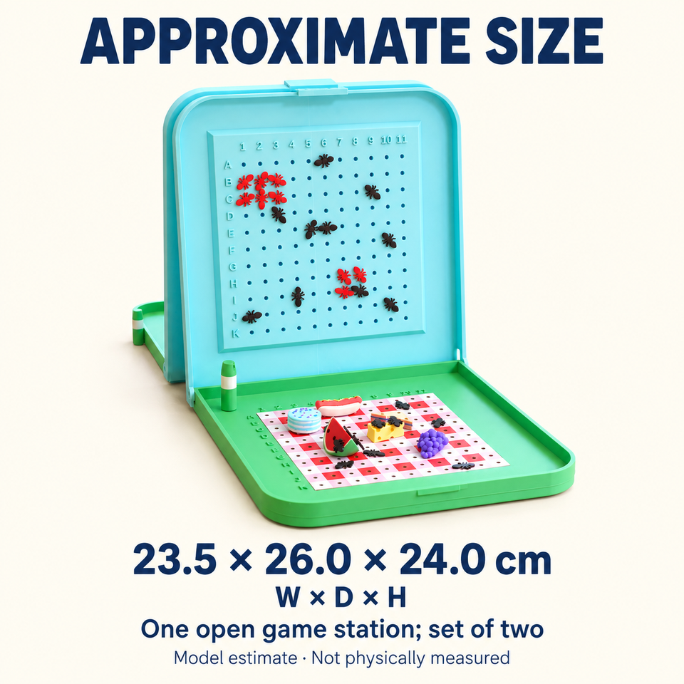 Snack Attack Gen 1 — Approximate dimensions