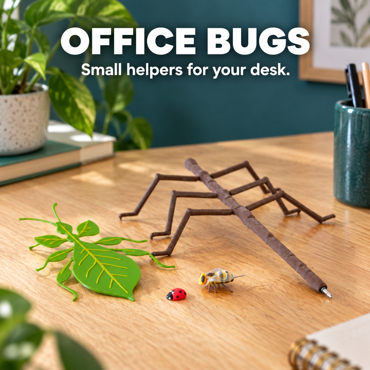 Office Bugs — Leafy Desk Set