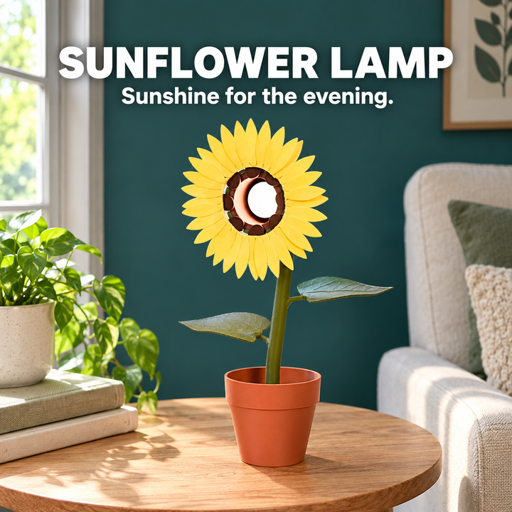 Sunflower Lamp — Sunshine for the Evening