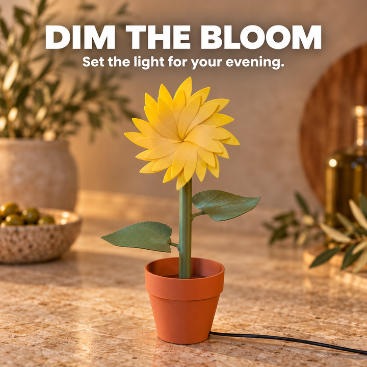 Sunflower Lamp — Sunshine for the Evening
