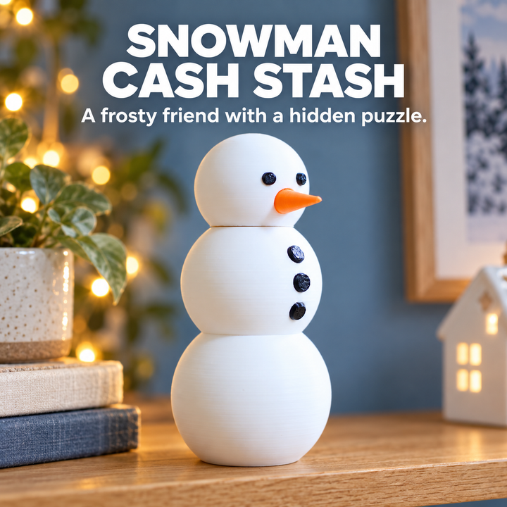 Snowman Cash Stash