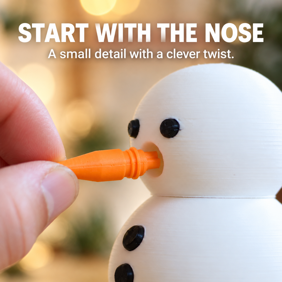 Snowman Cash Stash — Lifestyle or play view